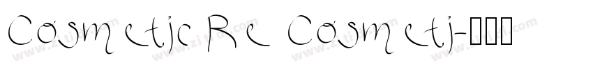 Cosmetic Re Cosmeti字体转换